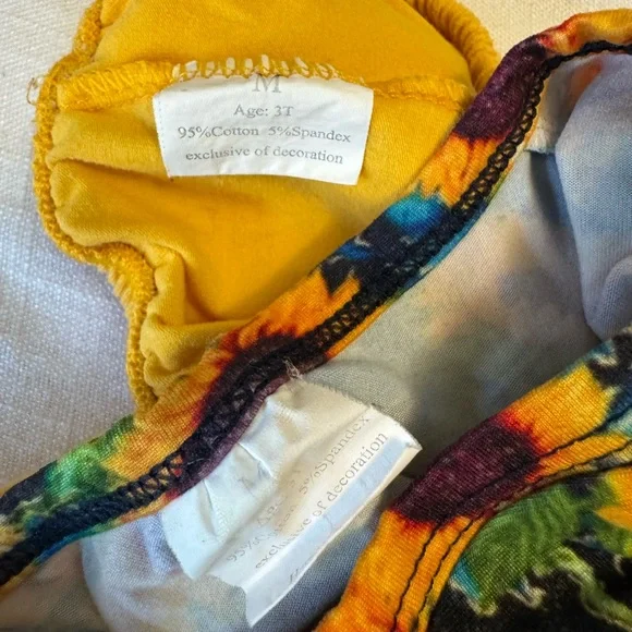 Boutique Label | Sunflower Bell Bottom Set | 3T - Picture 8 of 9